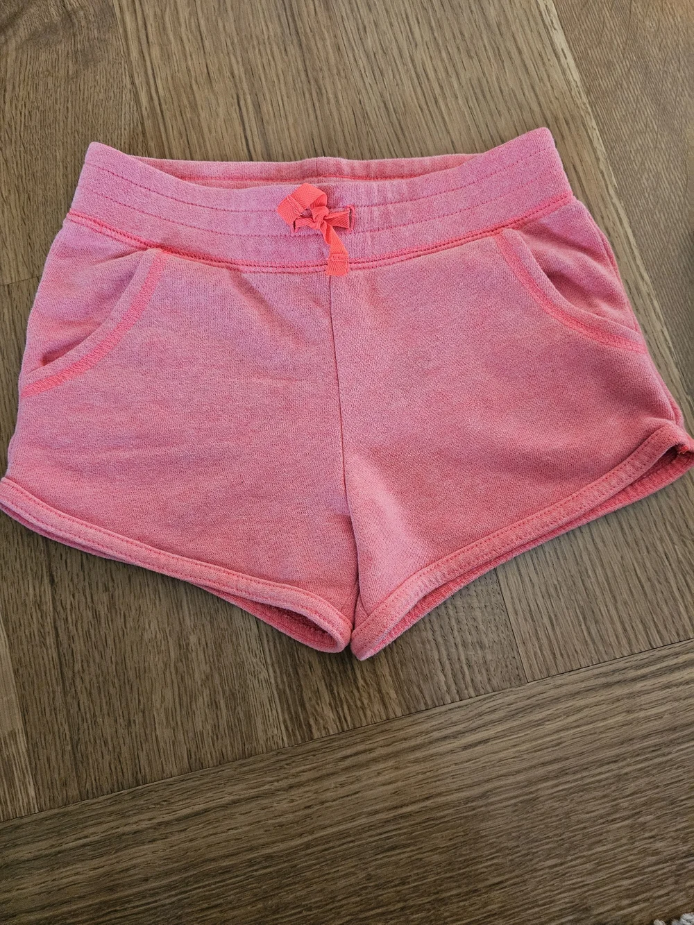 Girls' 3-Pack Oshkosh Casual Knit Shorts - Gray, Pink, Navy